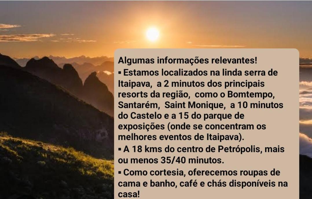 Aconchego De Itaipava - Casa De 3 Quartos, Equipada, Area Kids, Jacuzzi, Pet Friendly, Churrasqueira, Em Meio A Natureza E Proximo Ao Centro Do Bairro Casa de Férias *